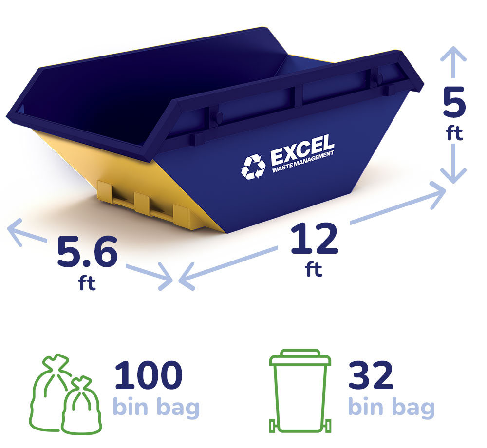 10 Yard Skip Hire - Skip Hire Near Me - Excel Waste