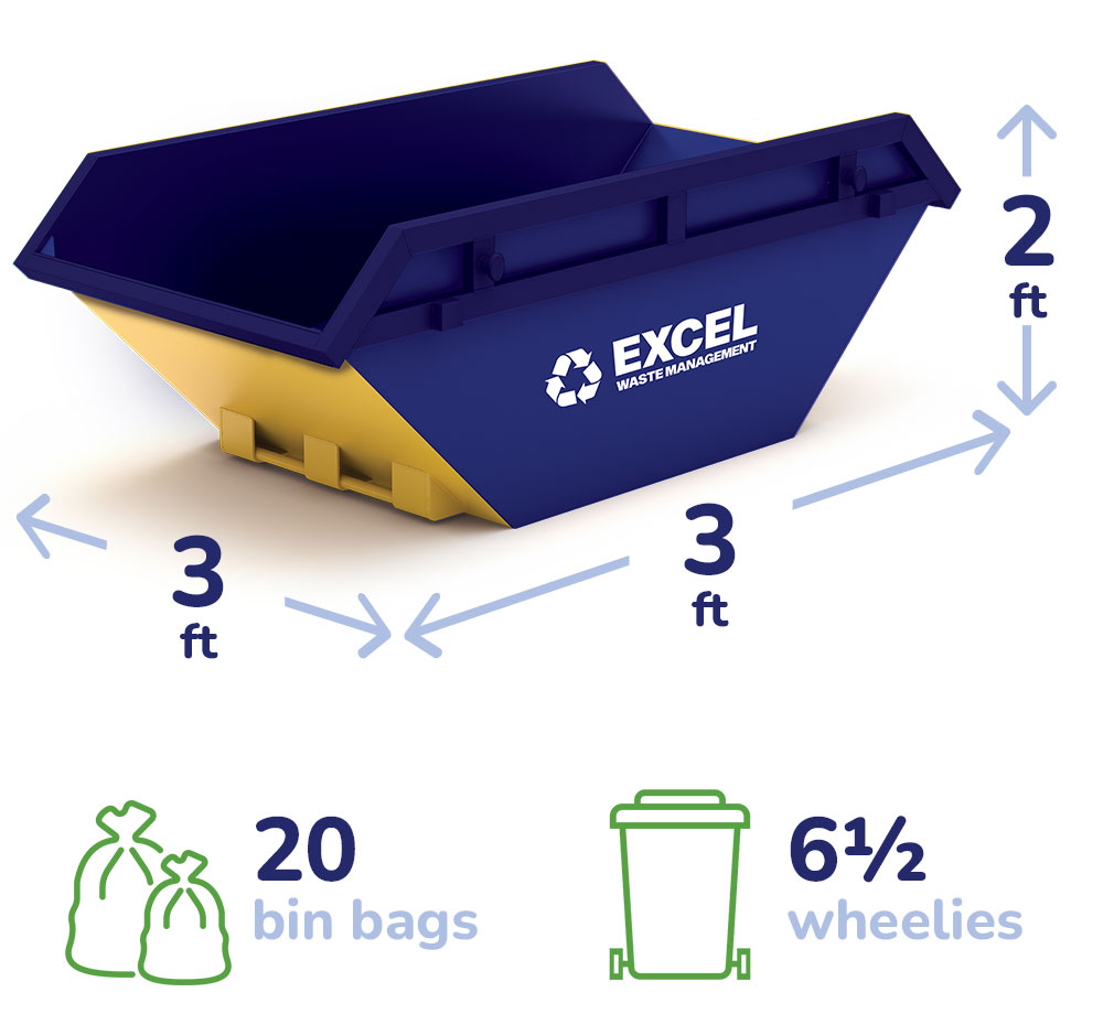2 Yard Skip Hire - Skip Hire Near Me - Excel Waste