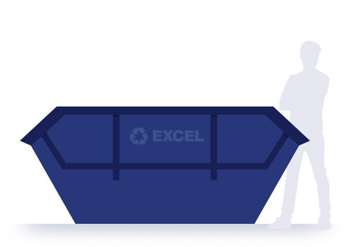 10 Cubic Yard Skip - Skip Hire - Excel Waste Management