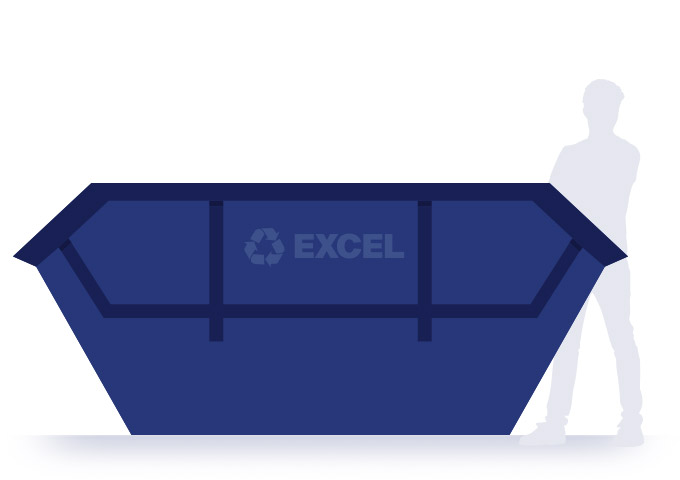 12 Cubic Yard Skip - Skip Hire - Excel Waste Management