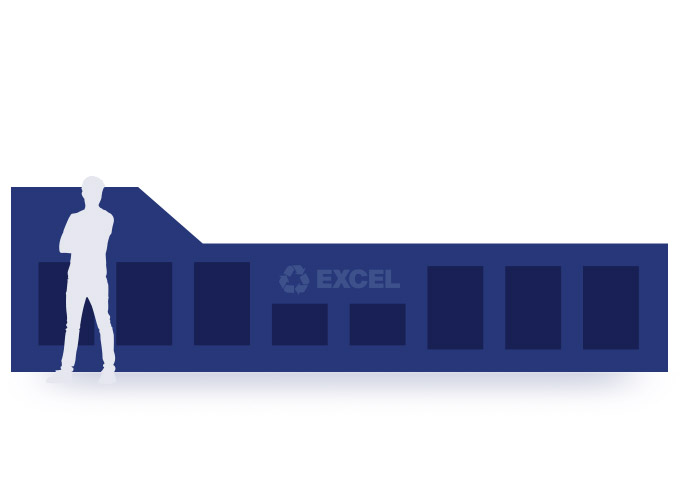 20 Yard Roll On Roll Off Skip - Skip Hire - Excel Waste Management