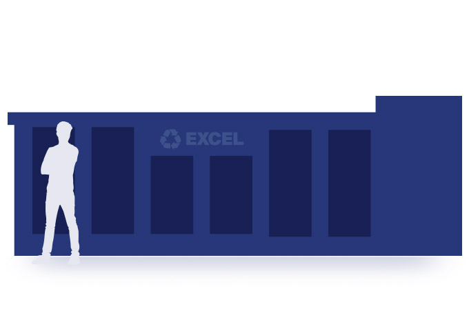 40 Yard Roll On Roll Off Skip - Skip Hire - Excel Waste Management