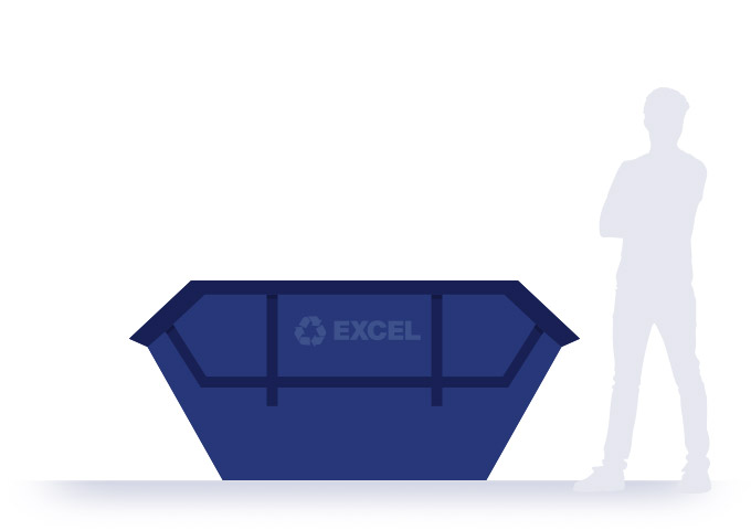 6 Cubic Yard Skip - Skip Hire - Excel Waste Management