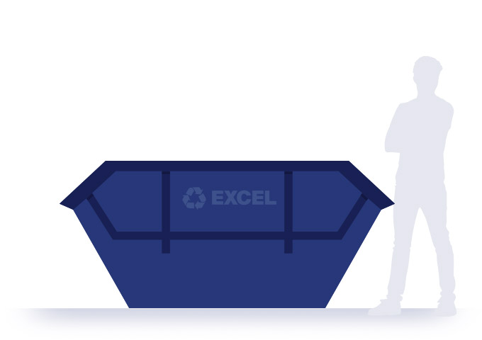 8 Cubic Yard Skip - Skip Hire - Excel Waste Management